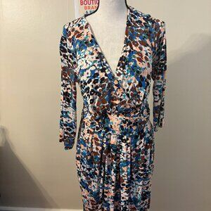Seraphine Maternity Nursing Wrap Dress NWT – US 8 / Medium, Multicolor Print